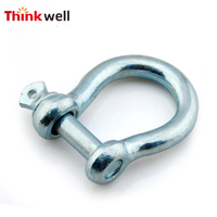 Grillete de proa de tipo europeo galvanizado forjado Thinkwell 